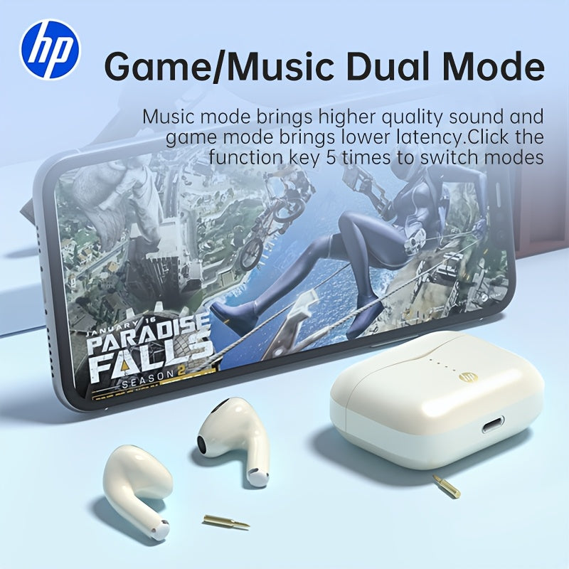 HP Wireless Earbuds Offer a Long 30-Hour Standby Time, Feature Noise Reduction, And Provide a Comfortable Fit for Everyone. They Include Touch Controls And Deliver High-Fidelity Sound with Crystal-Clear Calls