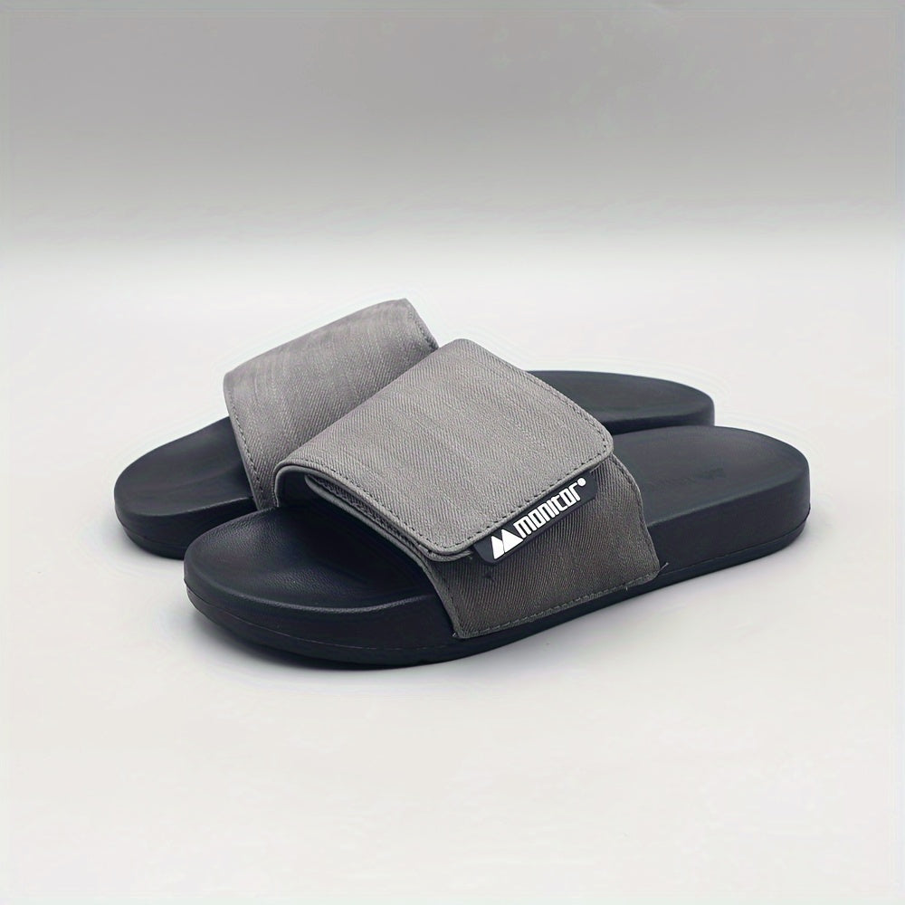 Einzigartige Herren-Sommersandalen mit weichen Sohlen, verstellbarem Klettverschluss für breite Füße, perfekt für den Strand