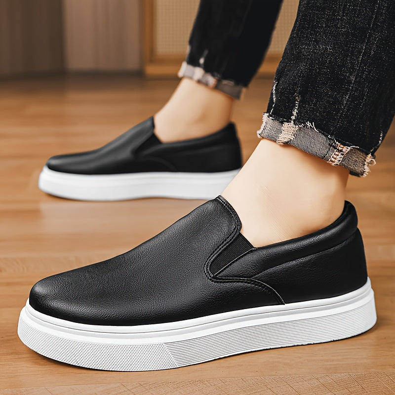 Sneaker, Herren Slip-on Skateschuhe, Freizeit-Slipper für Studenten, Trendige vielseitige Flats