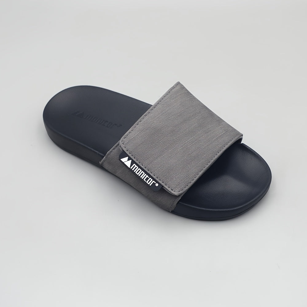 Einzigartige Herren-Sommersandalen mit weichen Sohlen, verstellbarem Klettverschluss für breite Füße, perfekt für den Strand