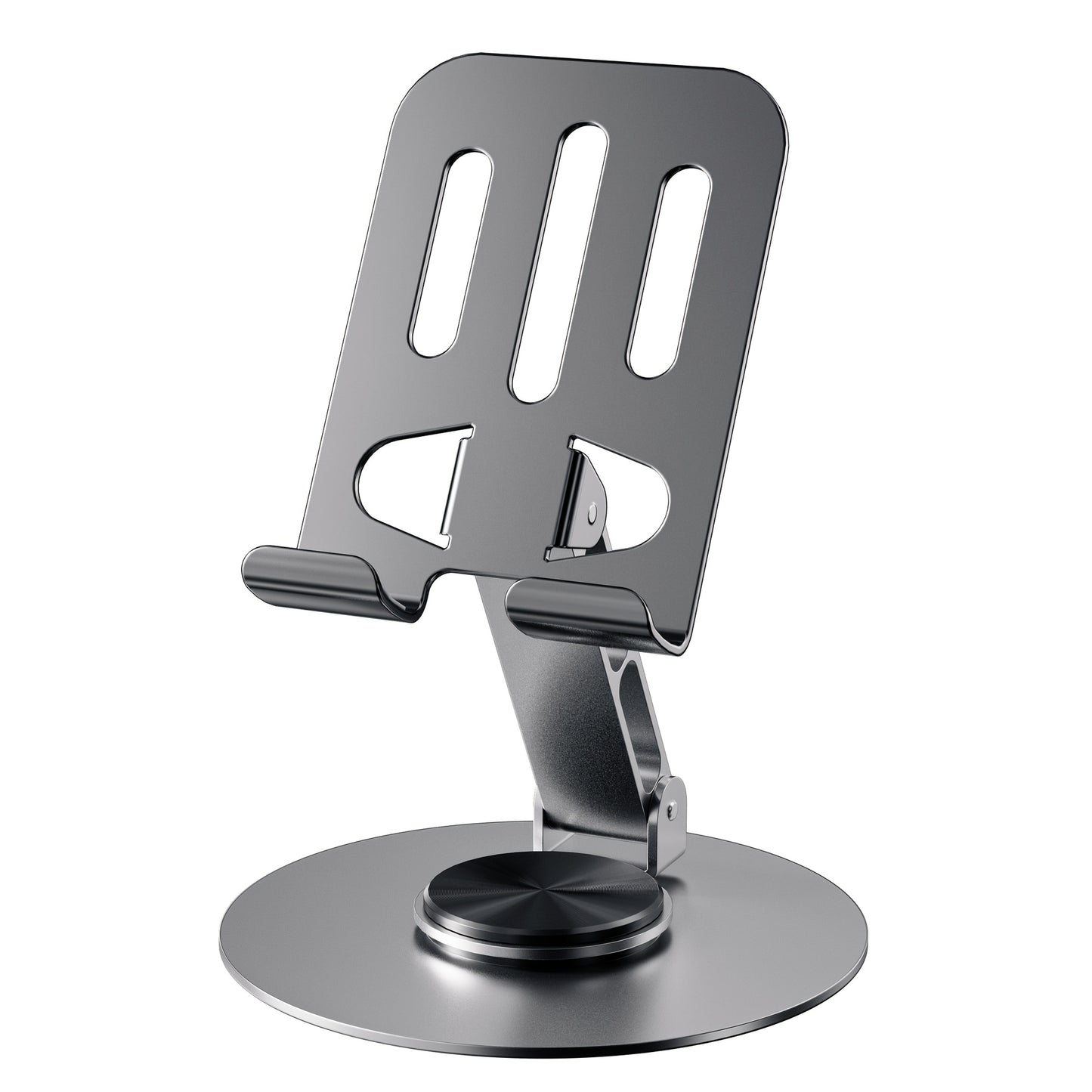 Rotating Phone Stand - a Compact And Portable Folding Desktop Holder, Suitable for All Smartphones And Tablets, an Ideal Office Accessory for All Seasons