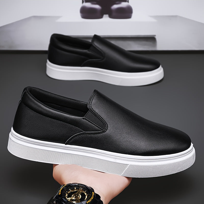Sneaker, Herren Slip-on Skateschuhe, Freizeit-Slipper für Studenten, Trendige vielseitige Flats