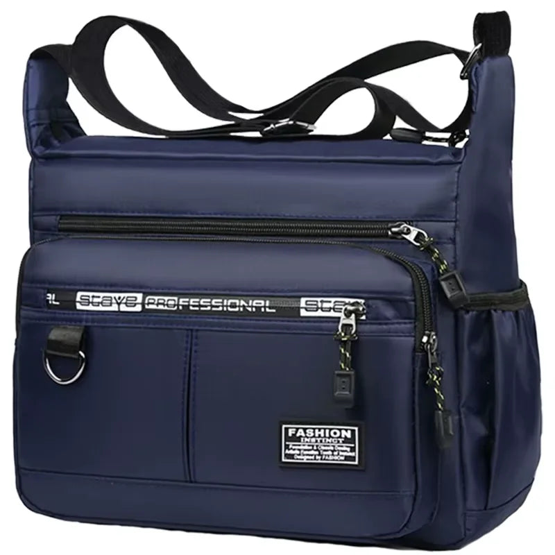 Herren Business Umhängetasche mit mehrlagigen Taschen und verstellbarem Schultergurt für Arbeit und Reisen