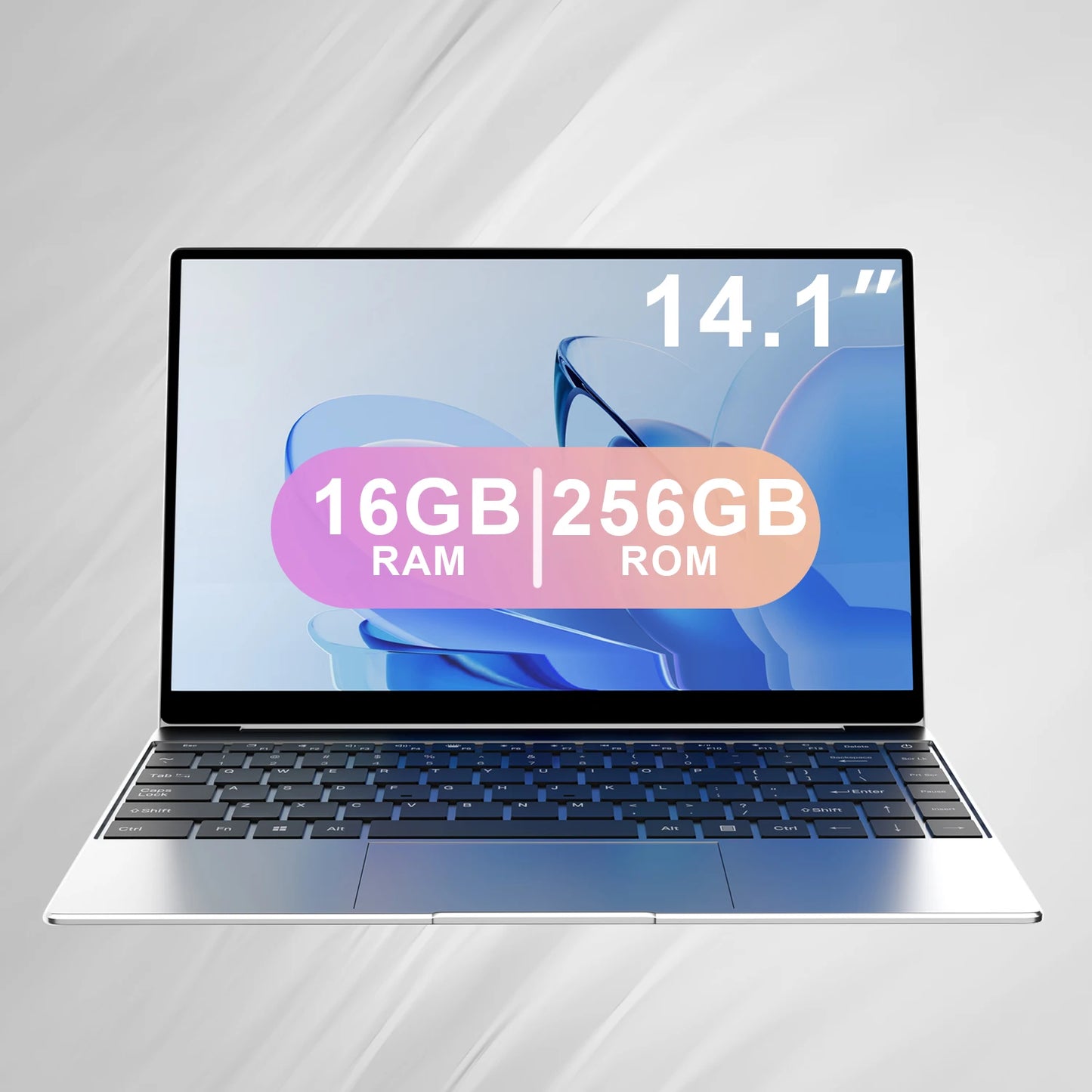 Nouvel Ordinateur Portable Ultra Mince 14.1" 16 Go RAM 2 To SSD Intel N3700 PC Gaming Écran 1920*1080 Ordinateur de Bureau et d'Étude PC Windows 11 Pro