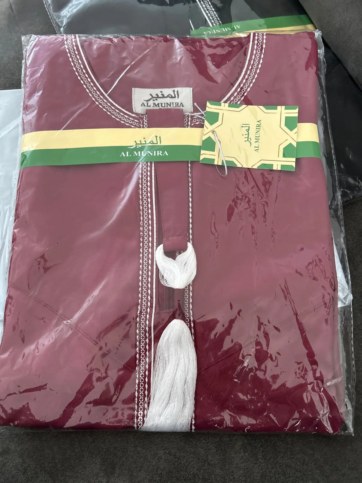 Nouvelle robe longue à manches longues pour hommes musulmans Abaya Daffah Jubba Thobe Pakistan Arabie Saoudite Caftan Islamique Vêtement de prière Afghane