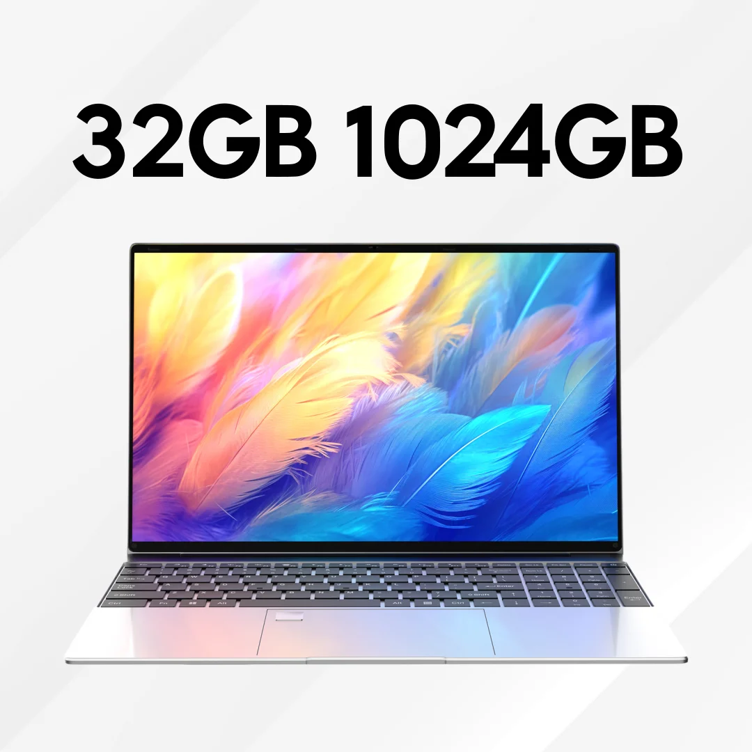 Neues Ultraflaches Notebook Intel Core i7 8650U 15,6" 32GB RAM 2TB SSD Gaming PC Office Lerncomputer PC Windows 11 Pro