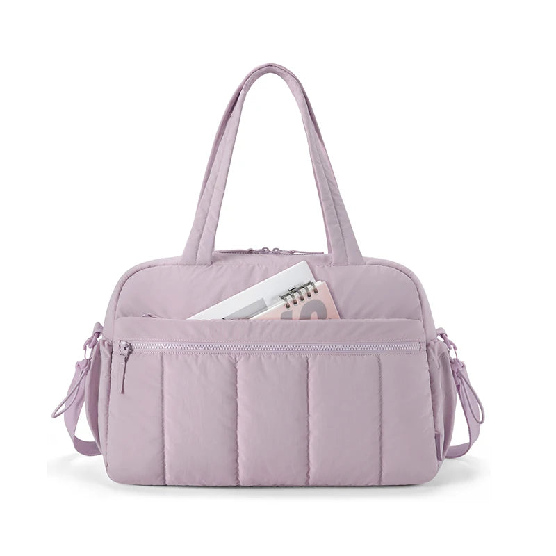 BAGSMART Sac de voyage pour femme avec compartiment étanche, sac de sport, sac de week-end, sac de cabine, sac Boston, sacs de plage étanches