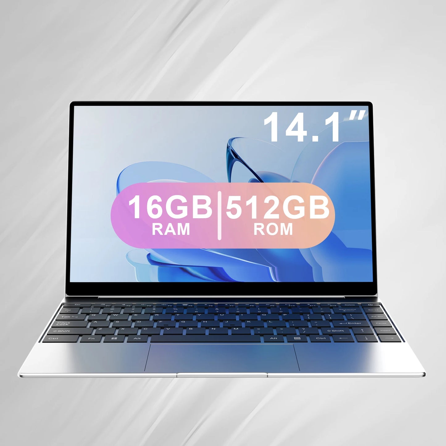 Nouvel Ordinateur Portable Ultra Mince 14.1" 16 Go RAM 2 To SSD Intel N3700 PC Gaming Écran 1920*1080 Ordinateur de Bureau et d'Étude PC Windows 11 Pro