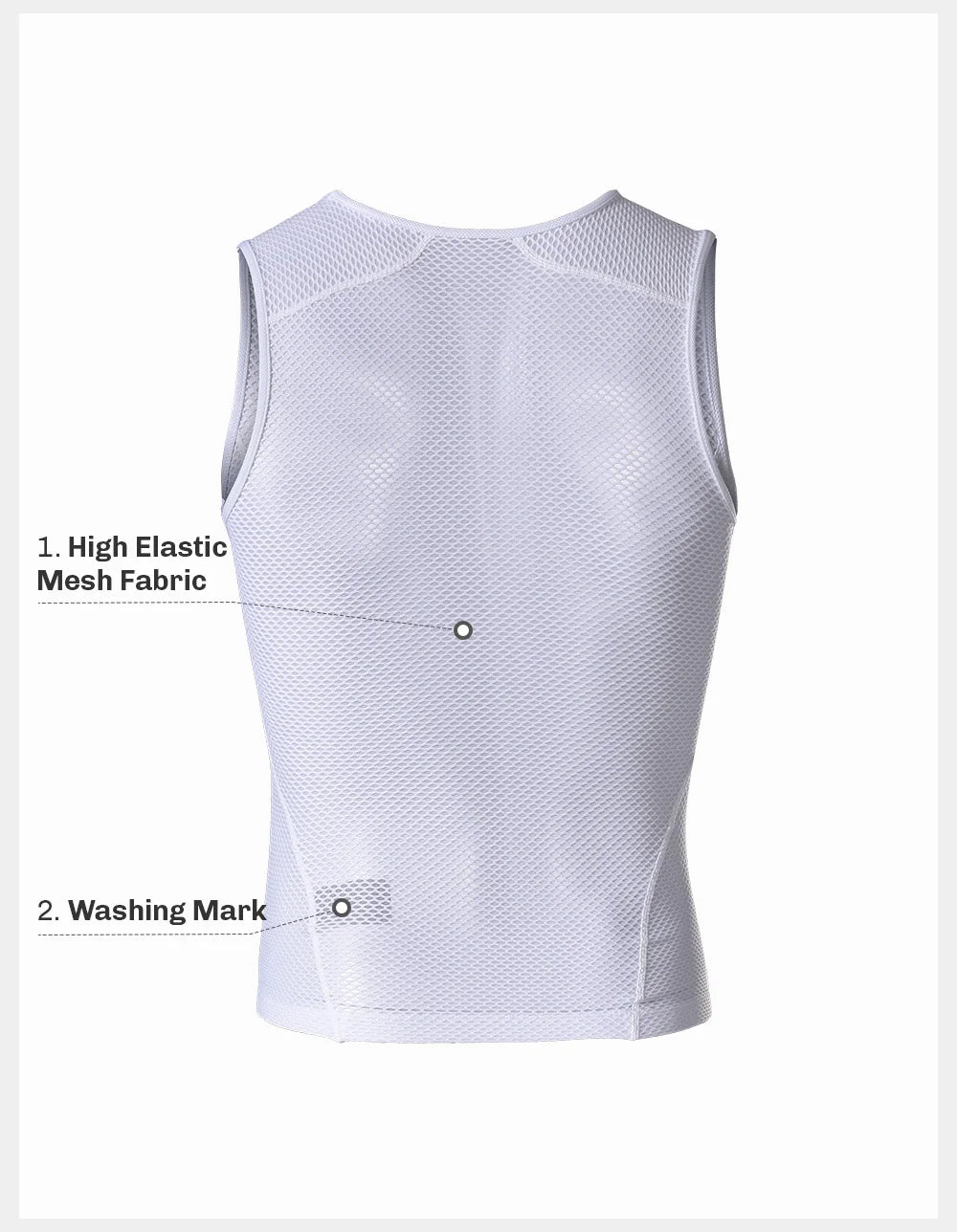 RION Herren Tank Top Ärmelloses Unterhemd Atmungsaktiv Schnell Trocknend Schweißabsorbierend Radfahren Sport Tops Fitnessstudio Sommer Herrenhemden