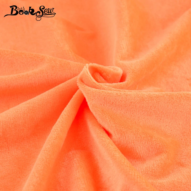 Solid Color Short Plush Velvet Fabric Super Soft Cloth Diy Handmade Home Textile Toy Apparel Cushion Pillow Blanket Material