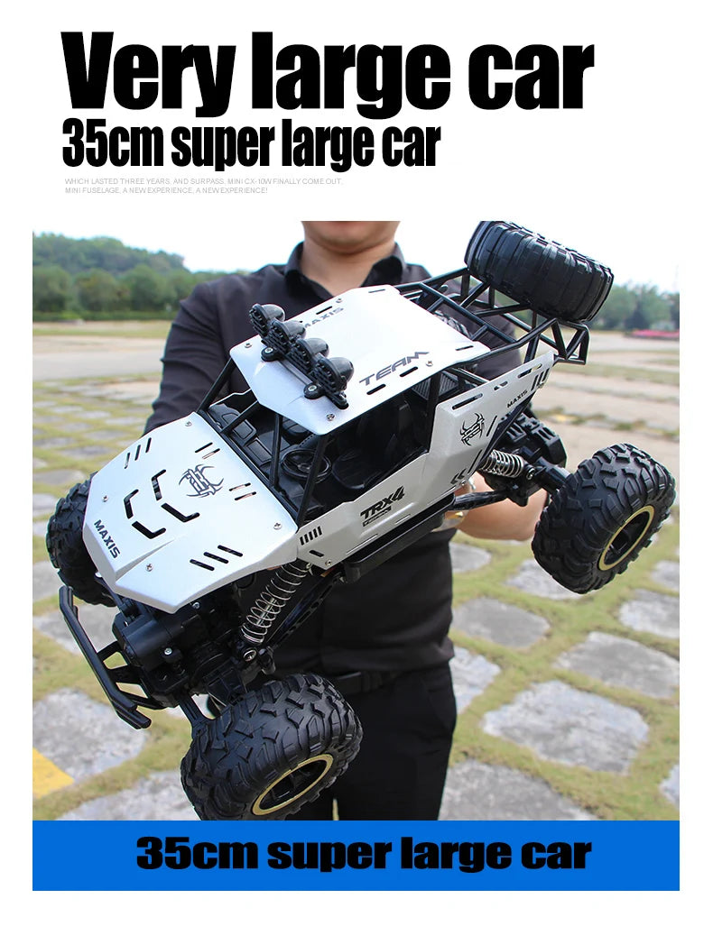 ZWN 1:12 / 1:16 4WD RC Auto mit LED-Lichtern 2.4G Funkfernsteuerung Autos Buggy Offroad-Kontroll-LKWs Jungen Spielzeug für Kinder