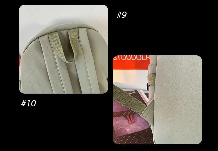 Mehrere Taschen Rucksack Herren Segeltuch Schnalle Designer Tasche Teenager Laptop Rucksäcke Studenten College Schultaschen Für Frauen