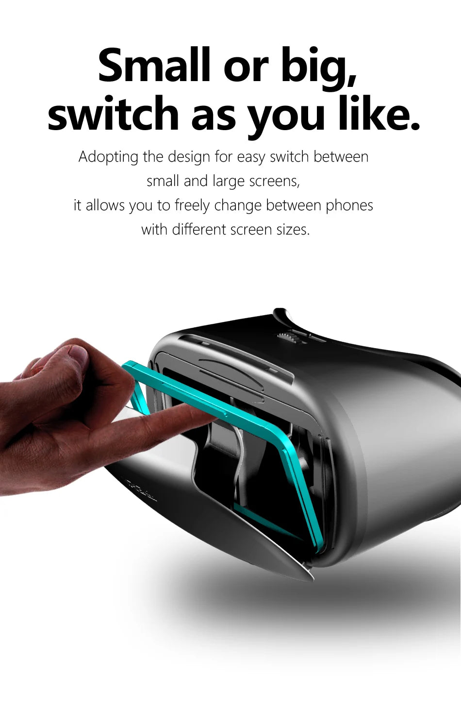 3D Virtual Reality VR Brille für iPhone Android Smartphone Handy Helm Headset mit echten Linsen Goggles Geräte