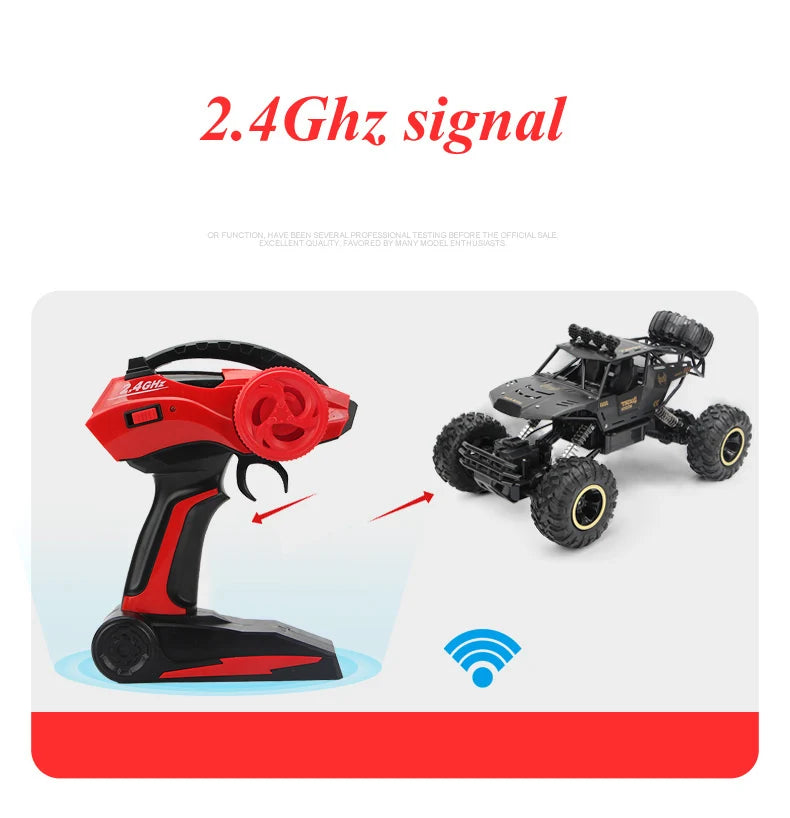 ZWN 1:12 / 1:16 4WD RC Auto mit LED-Lichtern 2.4G Funkfernsteuerung Autos Buggy Offroad-Kontroll-LKWs Jungen Spielzeug für Kinder