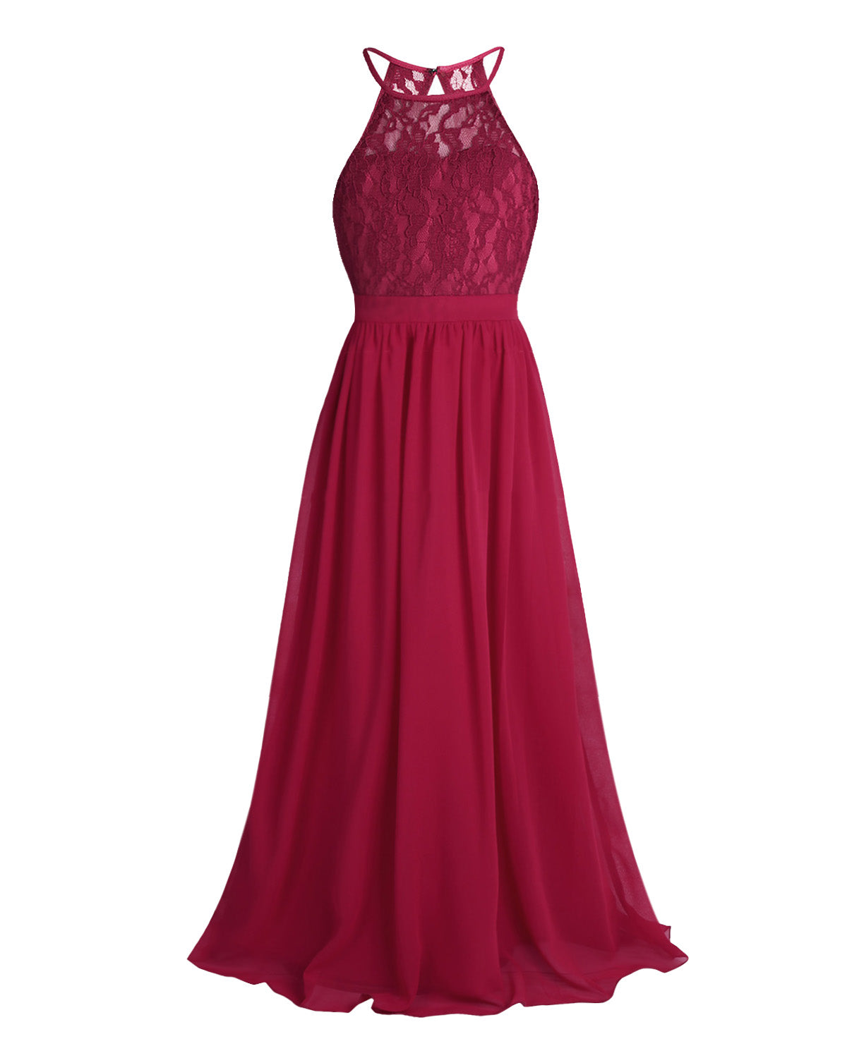 Robe de demoiselle d'honneur en mousseline florale avec découpe au dos pour enfants, tenue de fête d'anniversaire ou de mariage pour filles