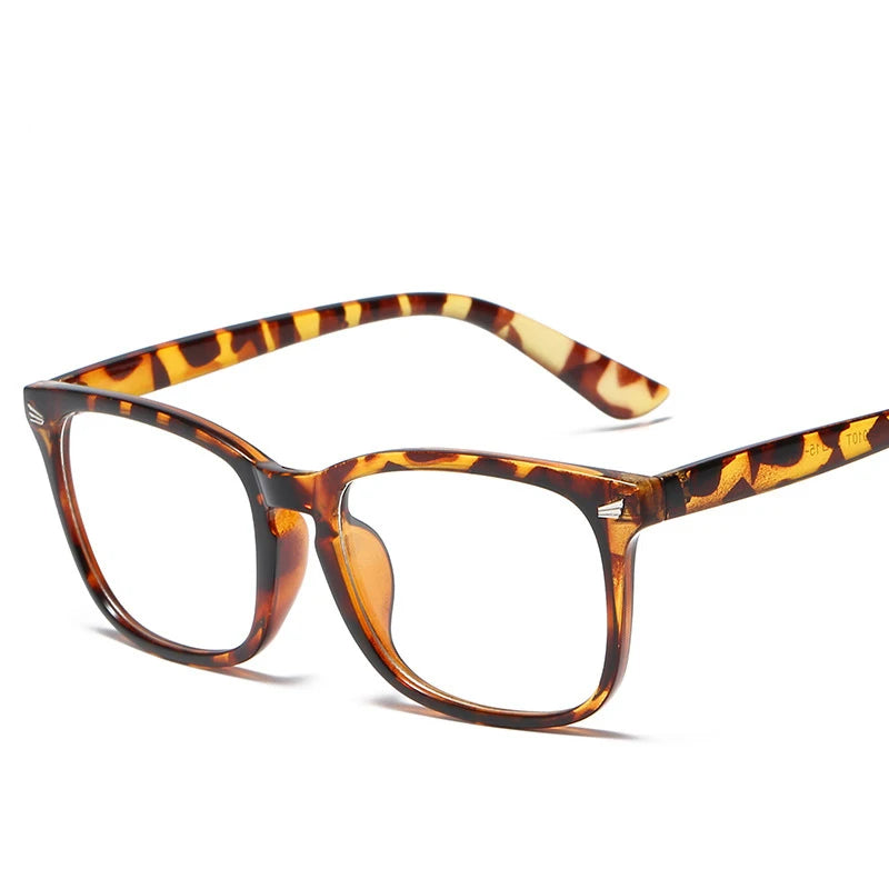 Lunettes anti-lumière bleue lunettes d'ordinateur carrées lunettes simples monture complète pour hommes et femmes protection contre les radiations