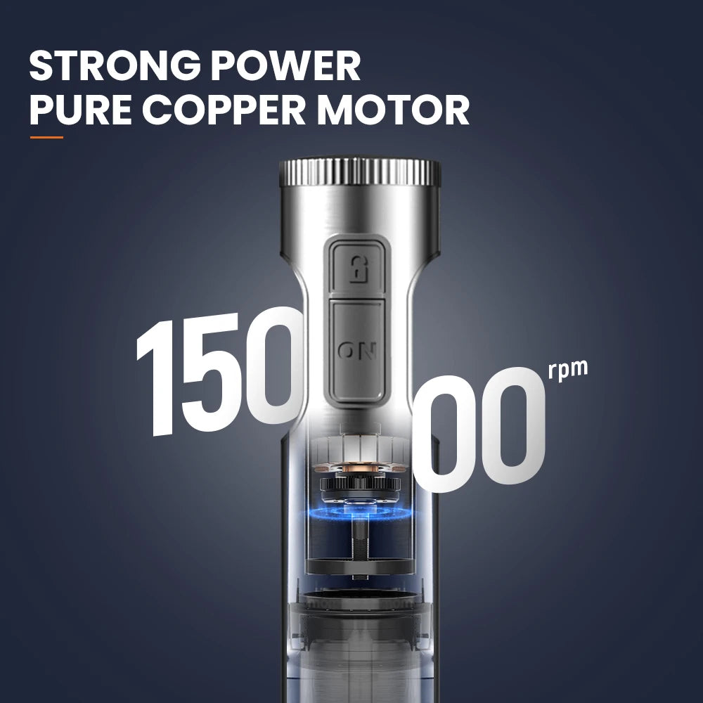 ROUNY Mixeur plongeant 4-en-1 1000 W puissant, mixeur manuel en acier inoxydable, gobelet de mélange de 700 ml, hachoir de 500 ml, fouet