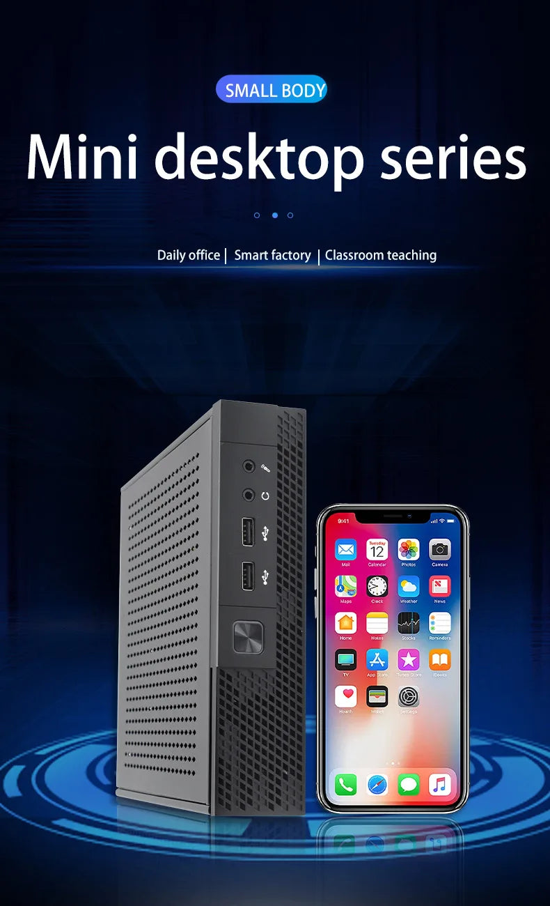 Intel Mini Desktop PC for Business - 16GB RAM 512GB SSD Wifi5 Win11 pro Core I3/i5/i7/i9 I7-4th School Office Computer