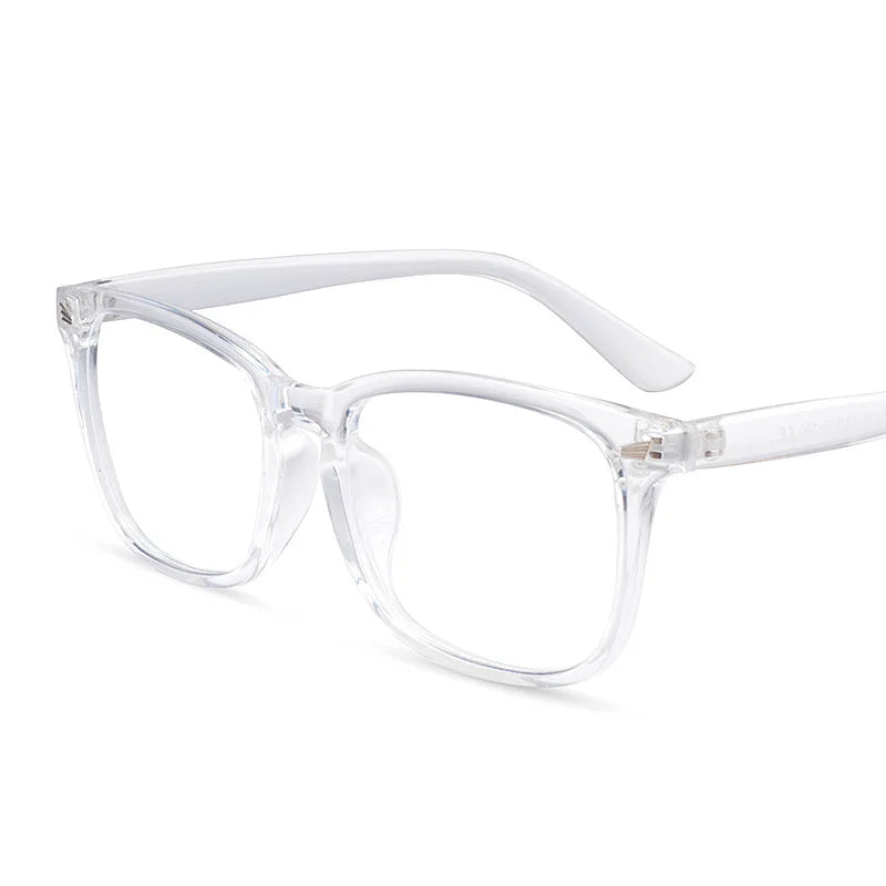 Lunettes anti-lumière bleue lunettes d'ordinateur carrées lunettes simples monture complète pour hommes et femmes protection contre les radiations