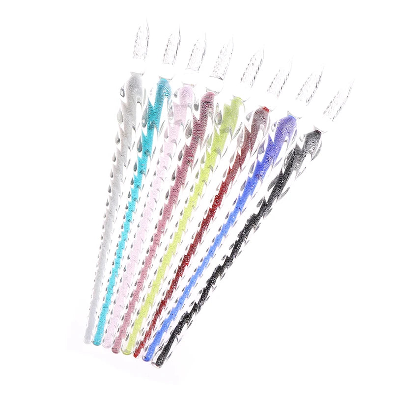 1 Pc Vintage Glass Dip Dipping Pen Signature Filling Ink Fountain Pens Glass Drip Fountain Pen