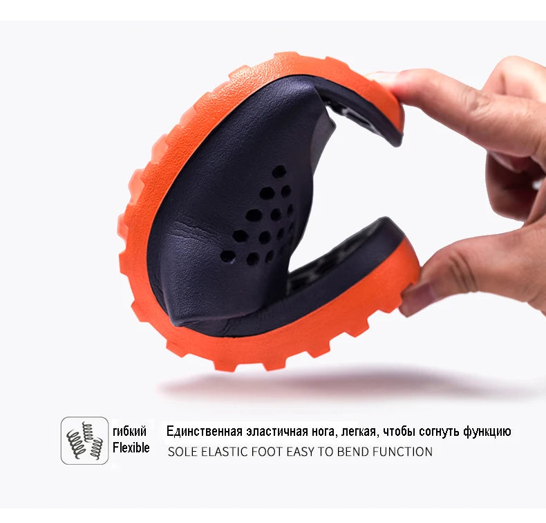 Cla. de Homme Sandales Antidérapantes Massage d'Été Claquettes de Bain Chaussures de Plage pour Hommes