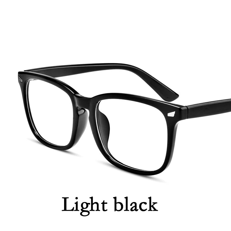 Lunettes anti-lumière bleue lunettes d'ordinateur carrées lunettes simples monture complète pour hommes et femmes protection contre les radiations