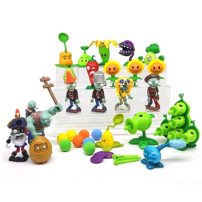 Plantes contre Zombies 2 Jouets Série Anime Original Figurines d'Action Silicone Souple Zombie Anniversaire Noël Nouvel An Cadeau Garçons