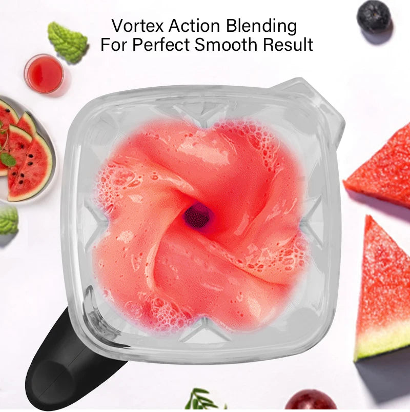 BioloMix BPA Free 2L Jar 2200W Professional Smart Timer Pre-programed Blender Mixer Juicer Food Processor Ice Smoothies Crusher