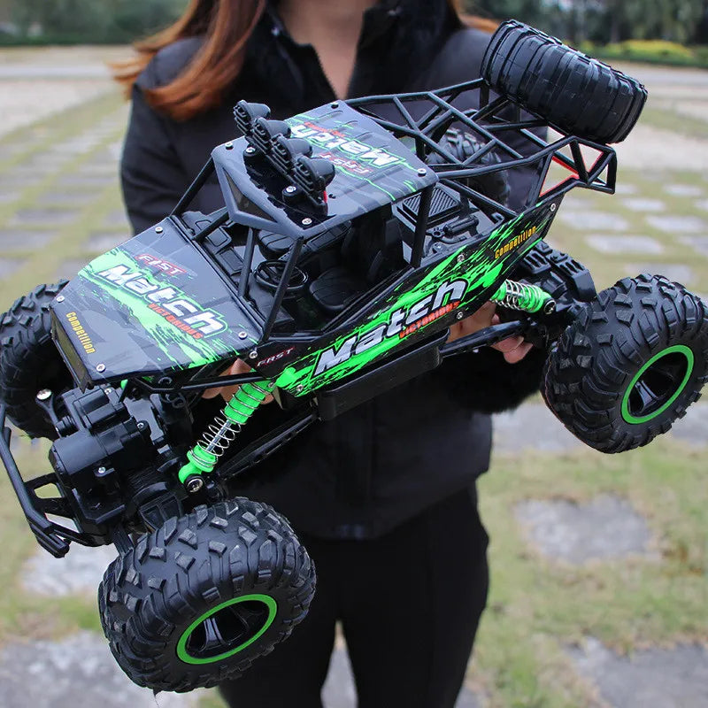 ZWN 1:12 / 1:16 4WD RC Auto mit LED-Lichtern 2.4G Funkfernsteuerung Autos Buggy Offroad-Kontroll-LKWs Jungen Spielzeug für Kinder