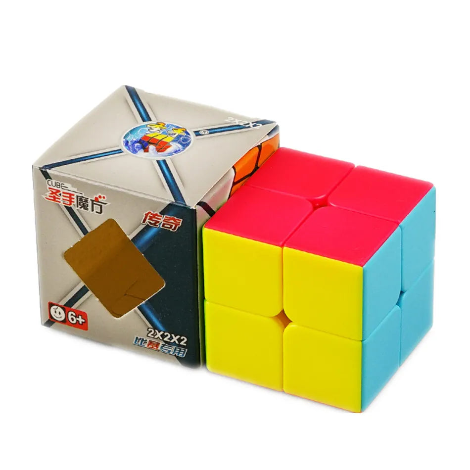Shengshou Legend S 3x3x3 Noir Stickerless Magic Cube Professionnel 3x3 2x2 Speed Cubes Puzzles 2x2x2 Speedcube Jouets Éducatifs