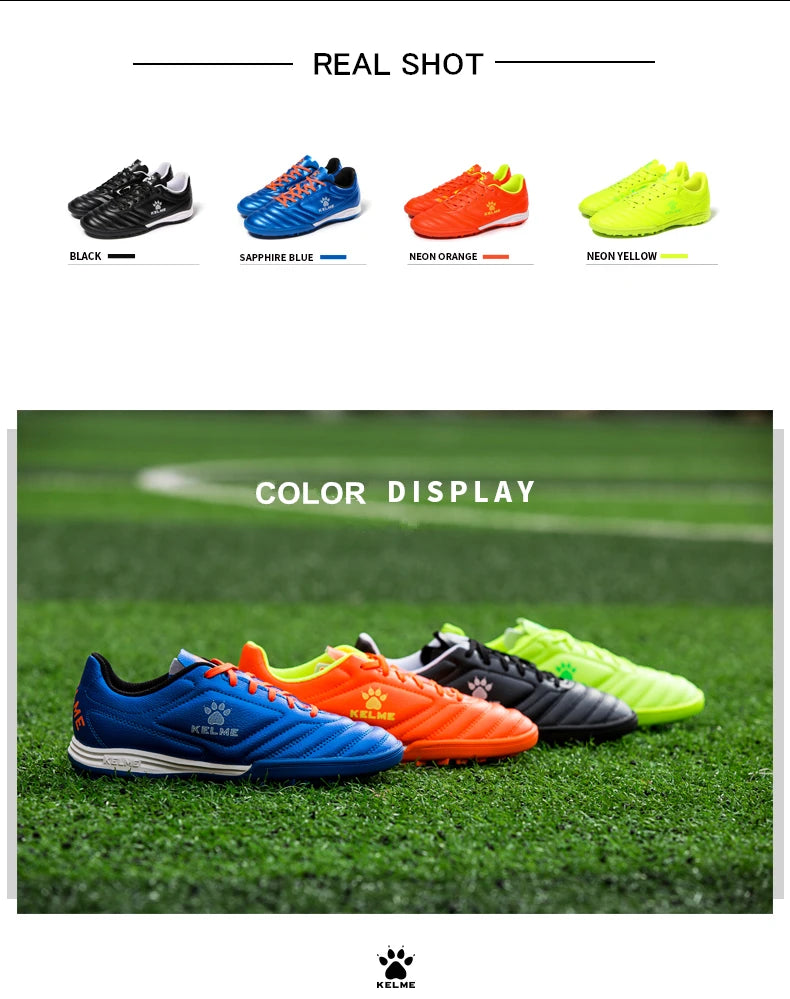 KELME Herren Training TF Fußballschuhe Kunstrasen rutschfeste Jugend Fußballschuhe AG Sportschuhe Trainingsschuhe 871701