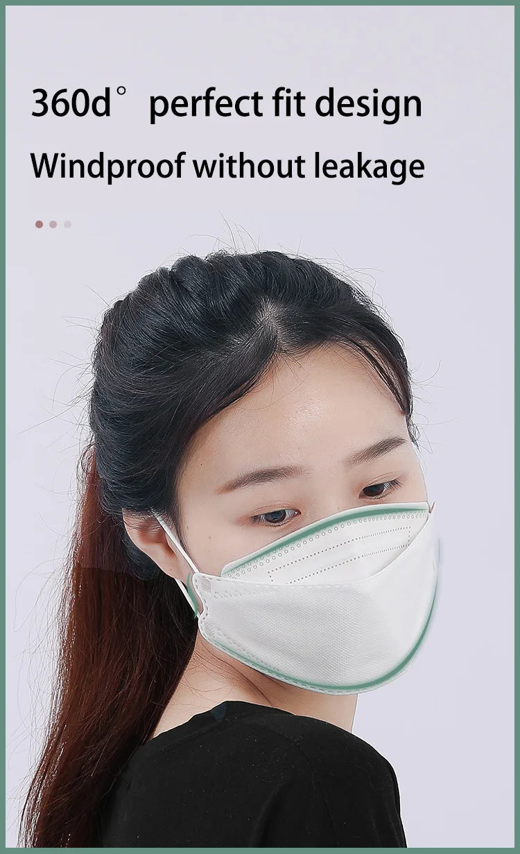 10 Days Delivery! Approved FFP2 Mask Hygienic Safety Dust Respirator Reusable Adult Face Masks FPP2 Mascarillas KN95 Fish Mask
