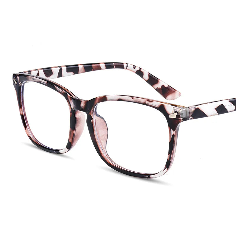 Lunettes anti-lumière bleue lunettes d'ordinateur carrées lunettes simples monture complète pour hommes et femmes protection contre les radiations