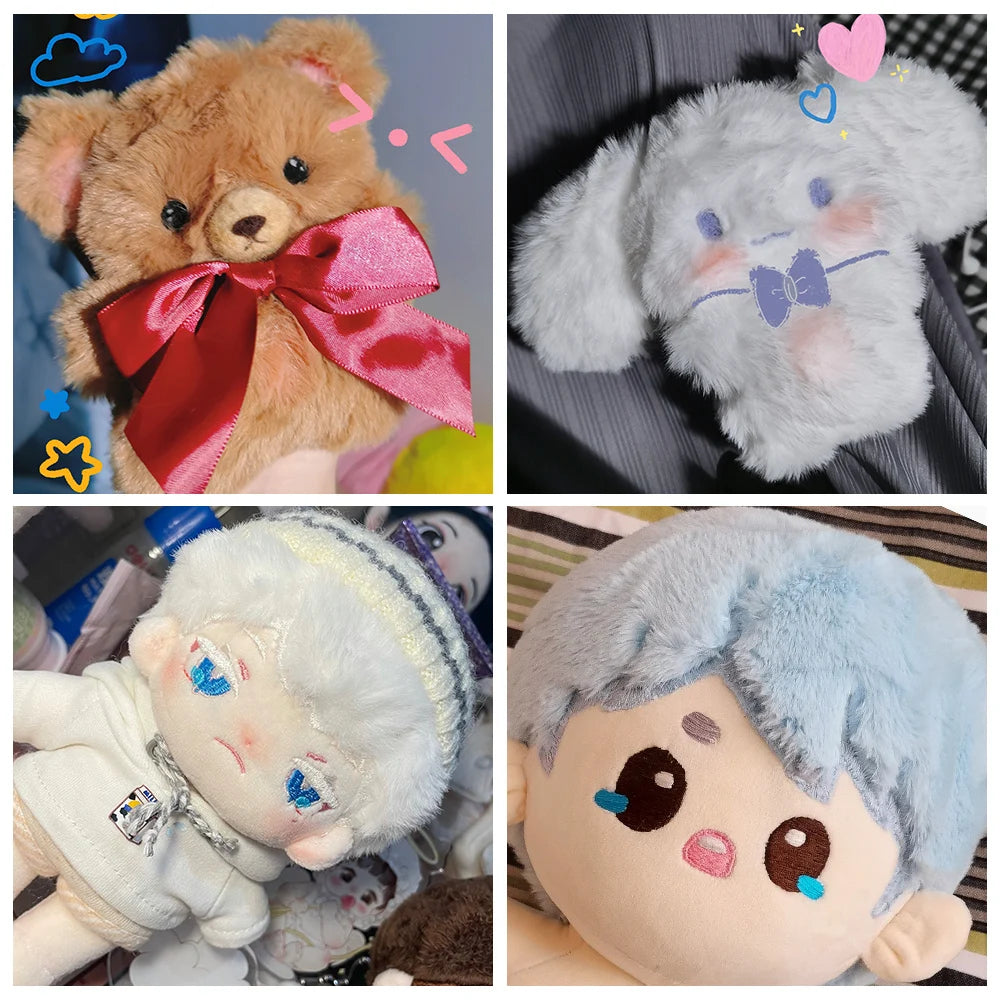 10mm Pile Length Fur Fabric Polyester Imitation Fur Fabrics Handmade DIY Encryption Thickening Fake Rabbit Hair Fur Plush Fabric