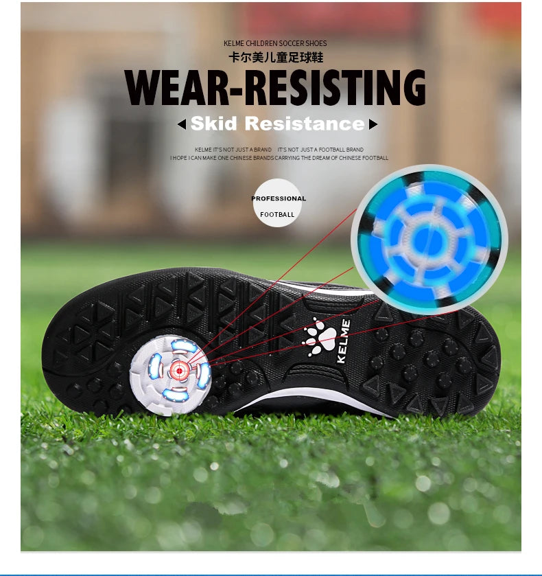 KELME Herren Training TF Fußballschuhe Kunstrasen rutschfeste Jugend Fußballschuhe AG Sportschuhe Trainingsschuhe 871701