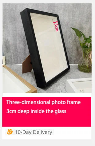 Holz-Fotorahmen zum Aufhängen 10x15 15x20 20x25cm A4 Holz-Bilderrahmen Ständer für Bilder Foto-Dekor Gedenkgeschenk