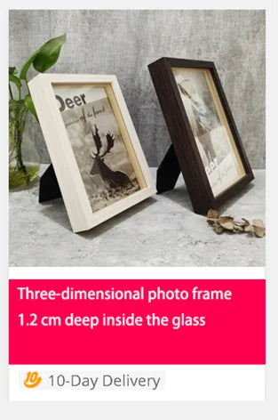 Holz-Fotorahmen zum Aufhängen 10x15 15x20 20x25cm A4 Holz-Bilderrahmen Ständer für Bilder Foto-Dekor Gedenkgeschenk