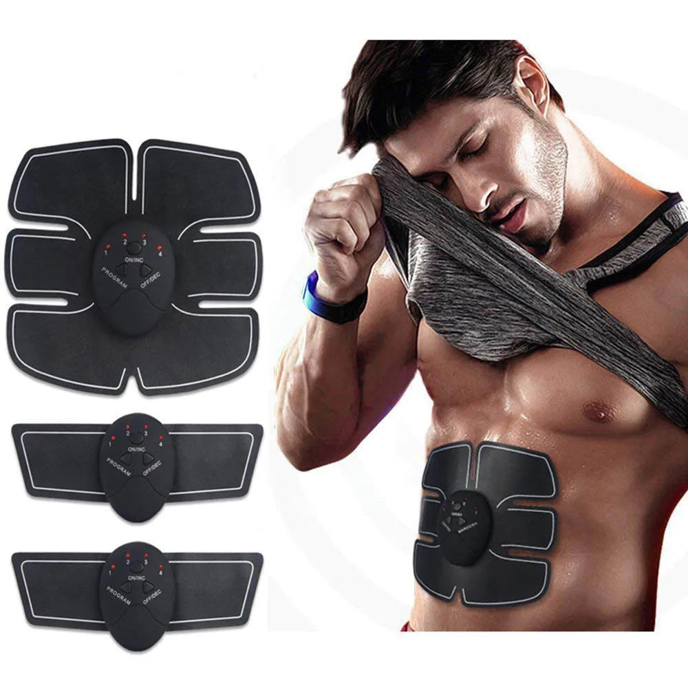 Muskelstimulator Hüften Muskeltrainer Bauchmuskeln EMS Kabelloser smarter Bauchmuskeltrainer Heim-Fitnessgerät für Männer und Frauen