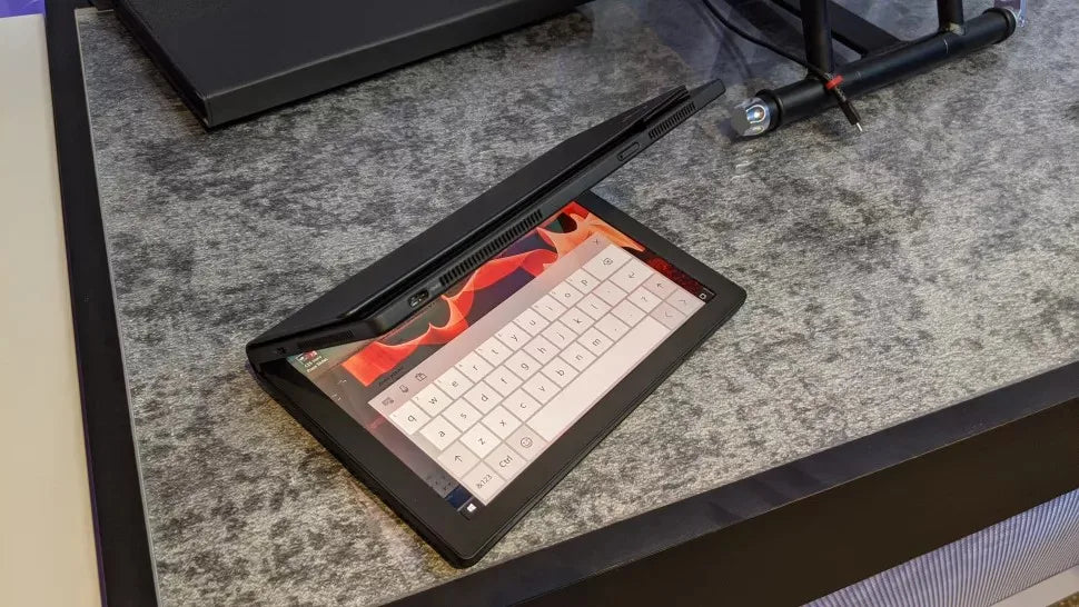 World's First Foldable PC Lenovo ThinkPad X1 Fold Laptop+Tablet 13.3 Inch 2048x1536 OLED Touch i5-L16G7 Type-C WiFi 6 5G WiFi