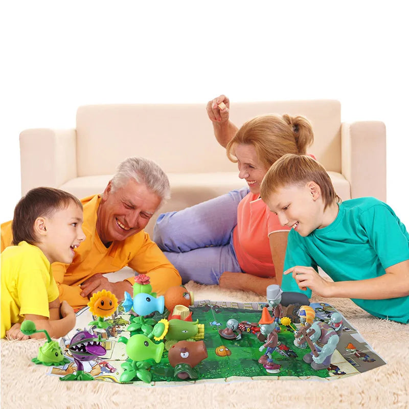 Plantes contre Zombies 2 Jouets Série Anime Original Figurines d'Action Silicone Souple Zombie Anniversaire Noël Nouvel An Cadeau Garçons