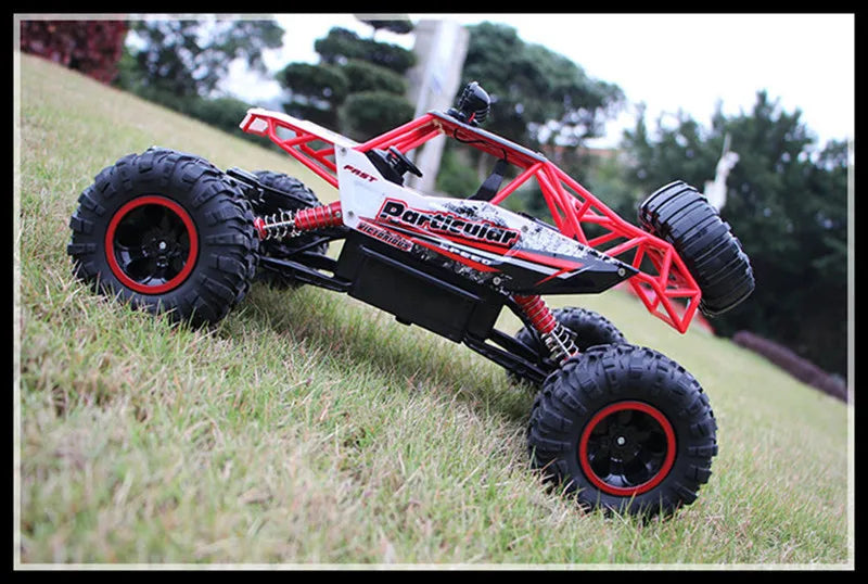 ZWN 1:12 / 1:16 4WD RC Auto mit LED-Lichtern 2.4G Funkfernsteuerung Autos Buggy Offroad-Kontroll-LKWs Jungen Spielzeug für Kinder