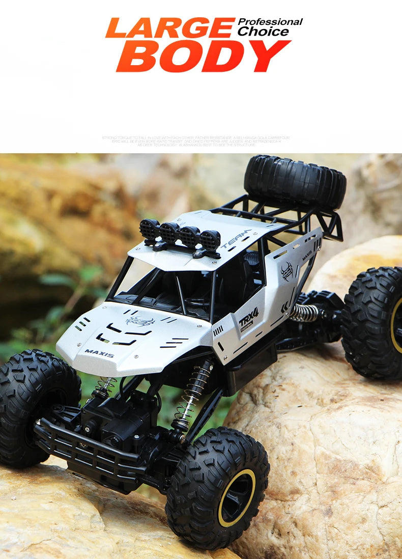 ZWN 1:12 / 1:16 4WD RC Auto mit LED-Lichtern 2.4G Funkfernsteuerung Autos Buggy Offroad-Kontroll-LKWs Jungen Spielzeug für Kinder