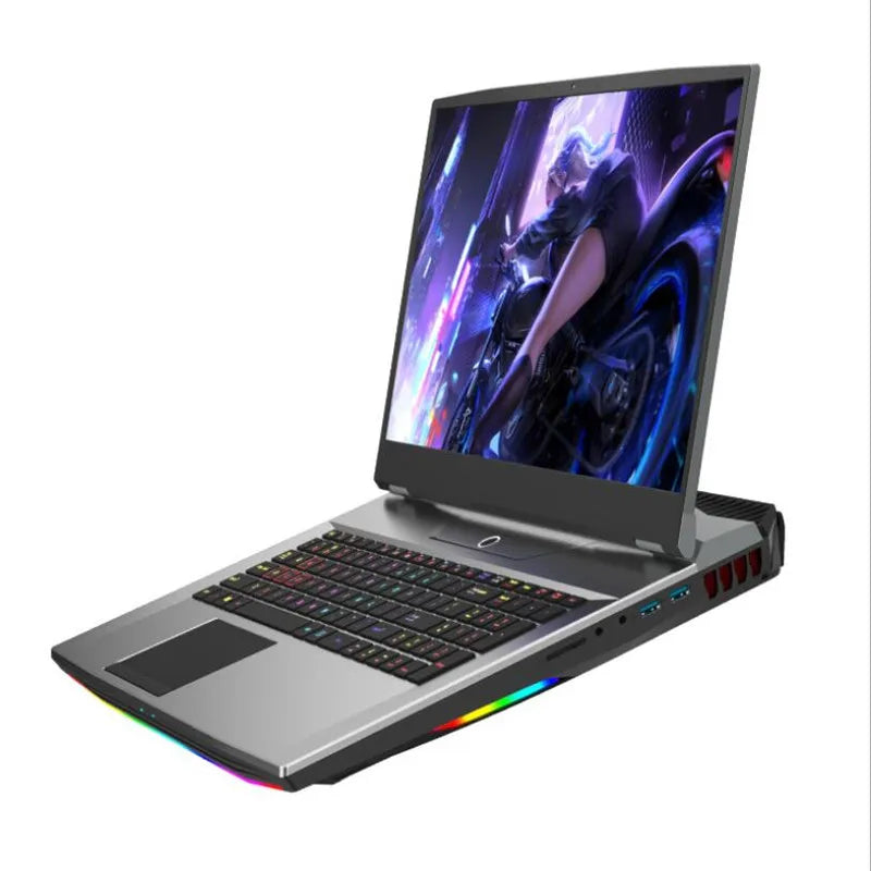 Ordinateur portable de jeu FHD IPS de 17,3 pouces Intel i7-10750H Max GTX1650 Windows 10 PRO 32 Go 1 To SSD Notebook Gamer PC