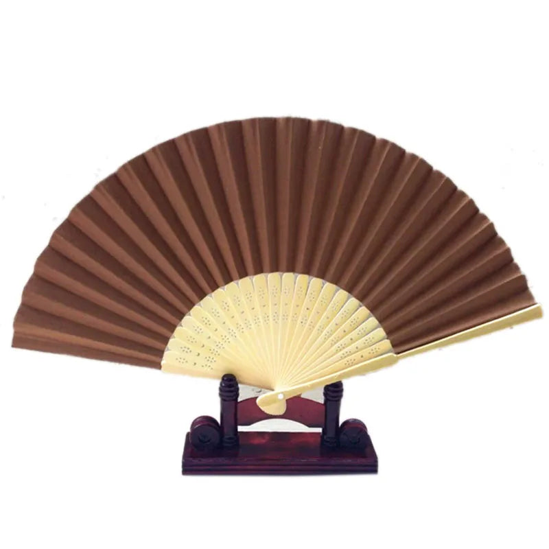 Éventails pliants portables en papier et bambou, blancs, à faire soi-même, pour la calligraphie, la peinture, décoration de mariage, cadeaux de mariage