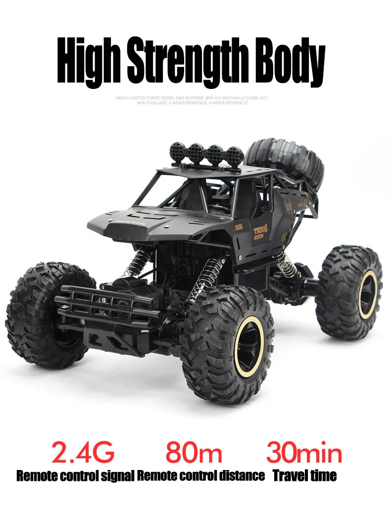 ZWN 1:12 / 1:16 4WD RC Auto mit LED-Lichtern 2.4G Funkfernsteuerung Autos Buggy Offroad-Kontroll-LKWs Jungen Spielzeug für Kinder
