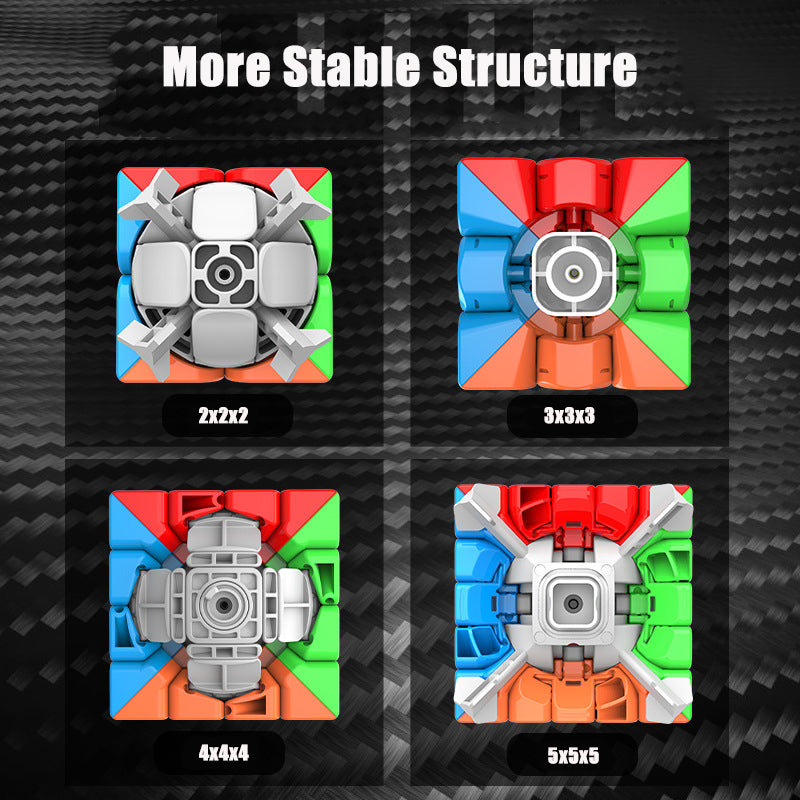 Moyu Meilong 3x3x3 4x4x4 Professioneller Zauberwürfel Kohlefaser Aufkleber Speed Cube Quadrat Puzzle Lernspielzeug für Kinder