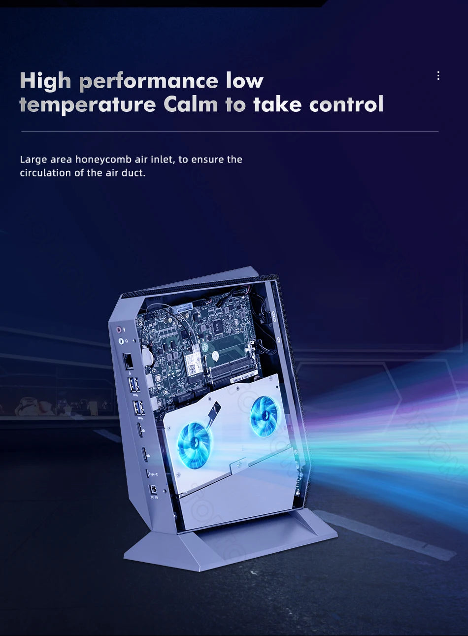 Gaming-PC i9 12900H RTX4060 64GB DDR4 2TB NVME SSD Mini-PC Gamer PC Gaming Minipc Mini-Desktop-Computer