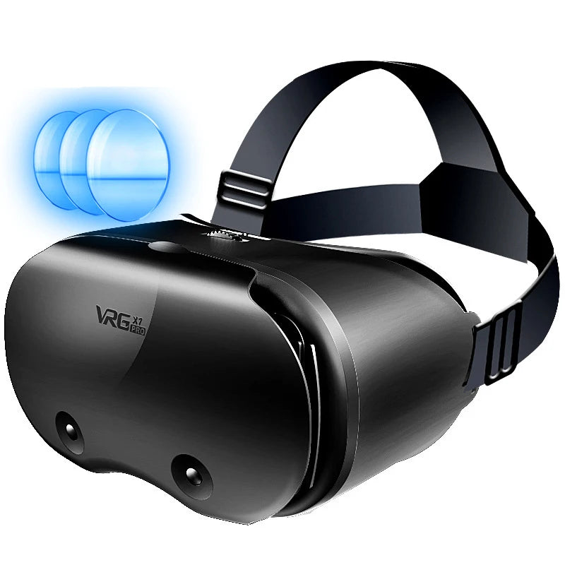 3D Virtual Reality VR Brille für iPhone Android Smartphone Handy Helm Headset mit echten Linsen Goggles Geräte