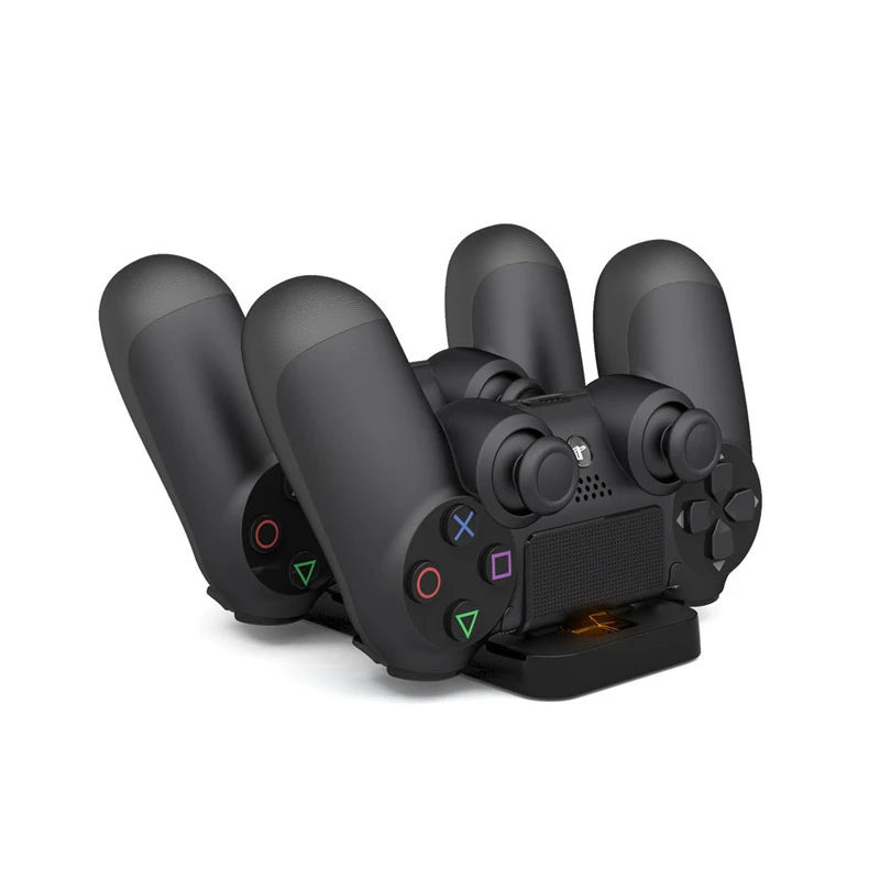 für PS4 Controller Ladegerät USB Ladestation für Sony Playstation 4 PS4 Controller Ständer Doppelgriff Drahtlose Ladegeräte