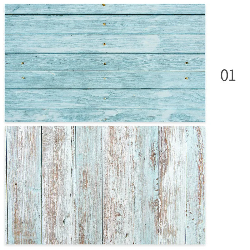 Marble Photography Backdrops 57*87CM 2 Sided Wood Grain Photo Background Wallpaper Studio Waterproof Products Photographic Props